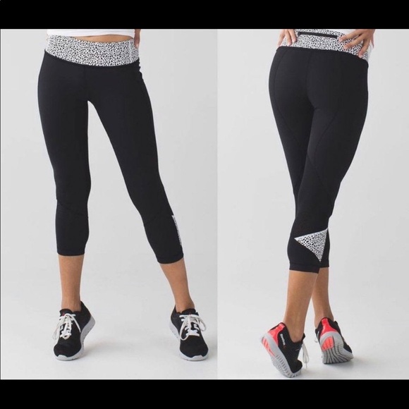 Lululemon Pace Rival Crop Black 4 - Picture 1 of 4